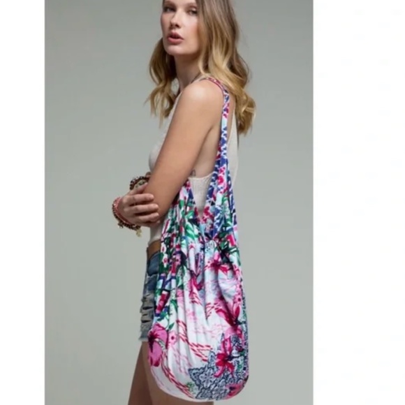 🎉Host Pick x2🎉 NWT Very Colorful California  Dreaming Bohemian Bag! - Picture 2 of 8